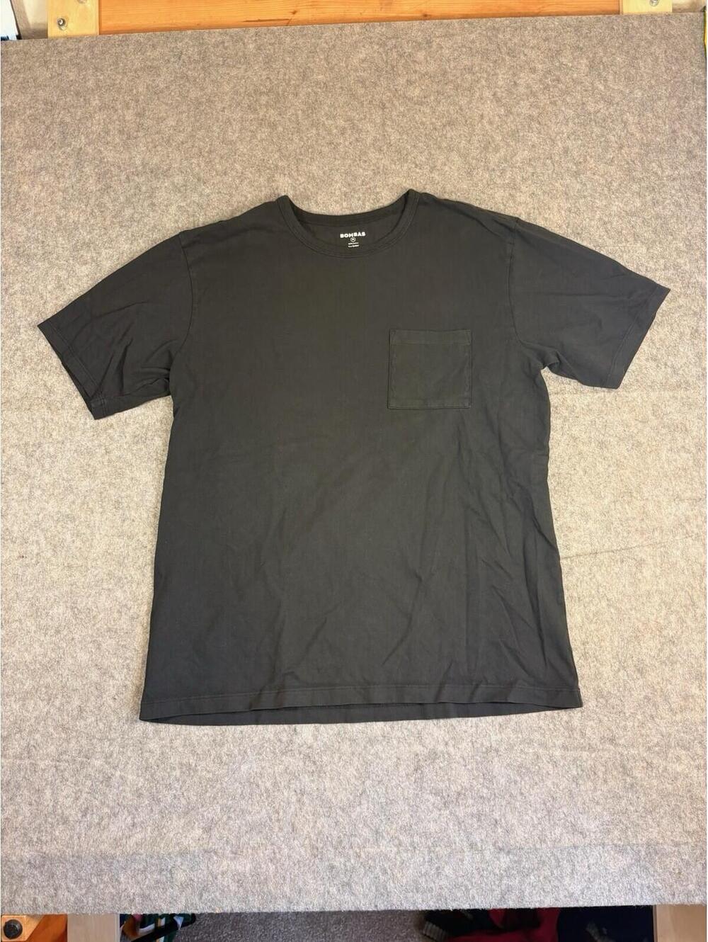 Bombas T-shirt Bee Better M Black Cotton Short Sleeve Crew Neck Tee